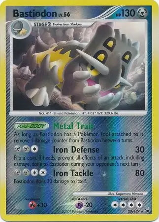 Platinum Bastiodon #20/127 reverse holo